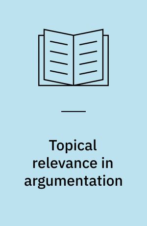 Topical relevance in argumentation