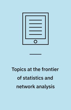 Topics at the frontier of statistics and network analysis : (re)visiting the foundations