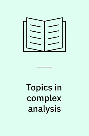 Topics in complex analysis