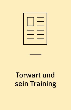 Torwart und sein Training