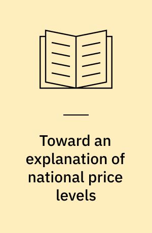 Toward an explanation of national price levels