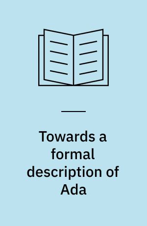 Towards a formal description of Ada