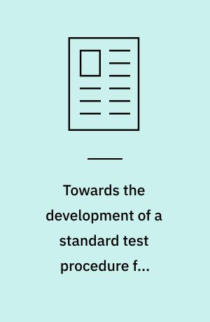 Towards the development of a standard test procedure for mouthguard assessment
