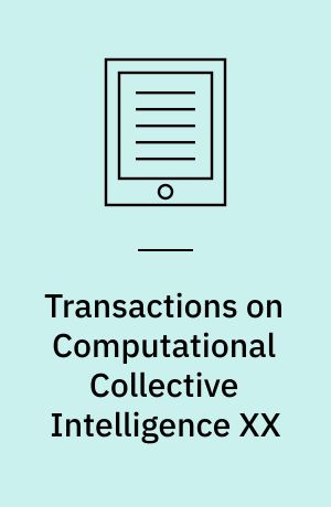 Transactions on Computational Collective Intelligence XX