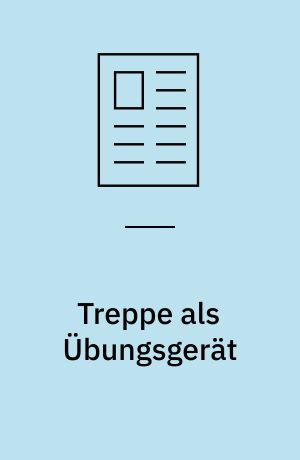 Treppe als Übungsgerät