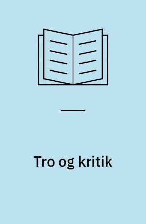 Tro og kritik