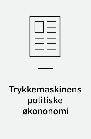Trykkemaskinens politiske økononomi : værdien af viden og litteraturens pris i 1830'ernes England