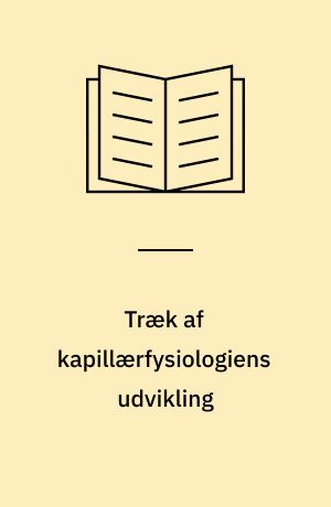 Træk af kapillærfysiologiens udvikling