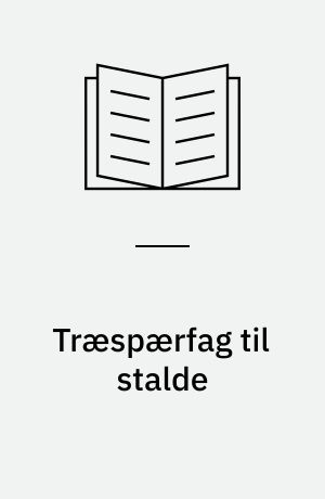 Træspærfag til stalde