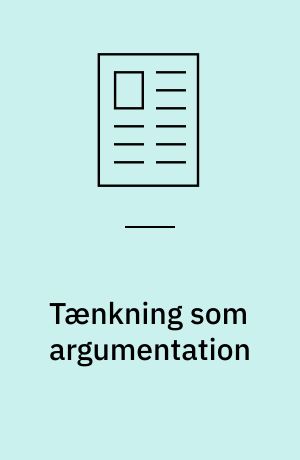 Tænkning som argumentation
