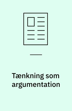 Tænkning som argumentation