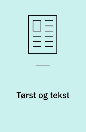 Tørst og tekst : bemærkninger om læserens tunge, som den er indskrevet i Rabelais' bøger om Gargantua og Pantagruel