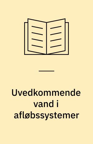 Uvedkommende vand i afløbssystemer