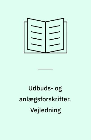 Udbuds- og anlægsforskrifter : brolægning. Vejledning