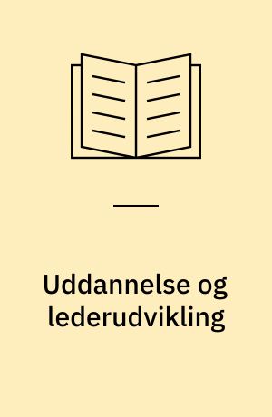 Uddannelse og lederudvikling
