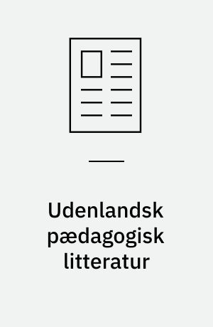 Udenlandsk pædagogisk litteratur