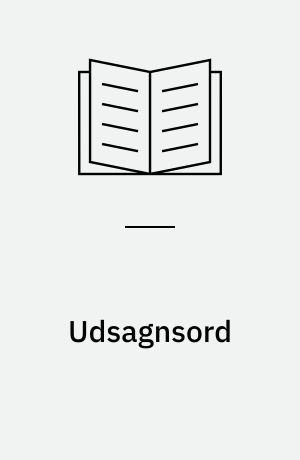 Udsagnsord : systematisk træning i skriftlig dansk 3.-5.klasse