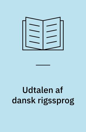 Udtalen af dansk rigssprog