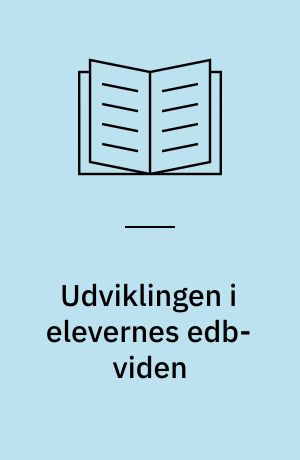 Udviklingen i elevernes edb-viden