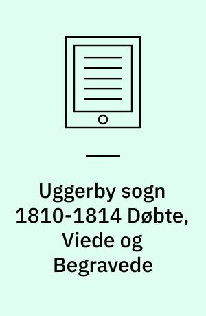 Uggerby sogn 1810-1814 Døbte, Viede og Begravede
