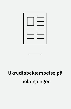 Ukrudtsbekæmpelse på belægninger