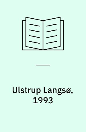 Ulstrup Langsø, 1993 : smådyrsfauna