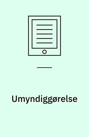 Umyndiggørelse