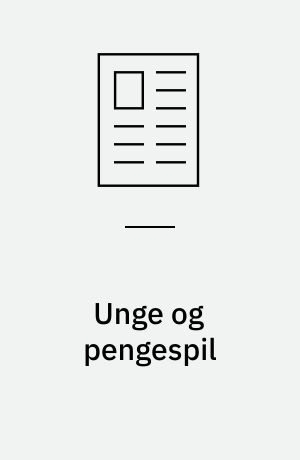 Unge og pengespil