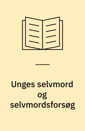 Unges selvmord og selvmordsforsøg