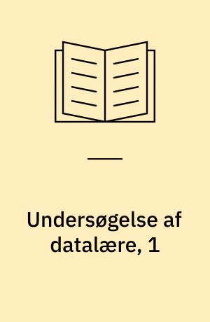 Undersøgelse af datalære, 1 : 2-timers fag i 5. klasse