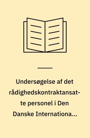 Undersøgelse af det rådighedskontraktansatte personel i Den Danske Internationale Brigade. Delrapport 1, DIB-soldat eller ej?