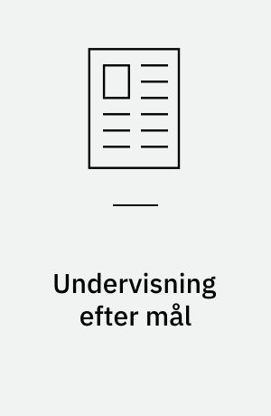 Undervisning efter mål
