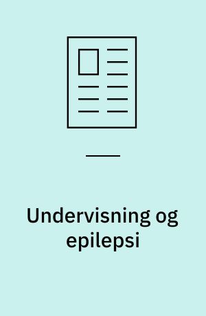 Undervisning og epilepsi