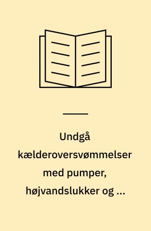 Undgå kælderoversvømmelser med pumper, højvandslukker og by-pass anlæg