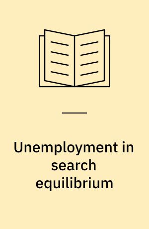 Unemployment in search equilibrium