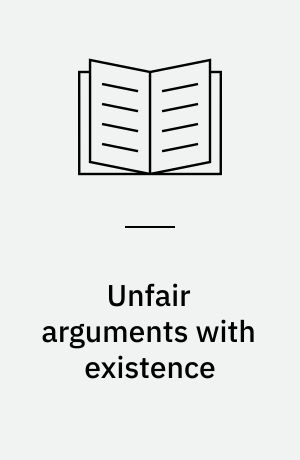 Unfair arguments with existence : Seven plays for a new theatre