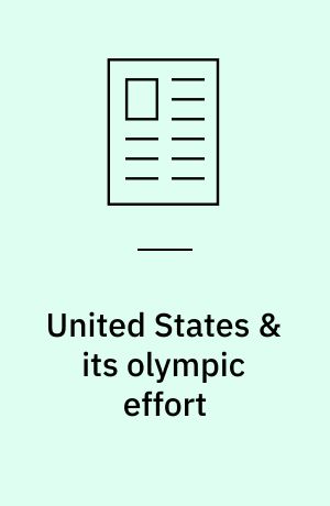 United States & its olympic effort