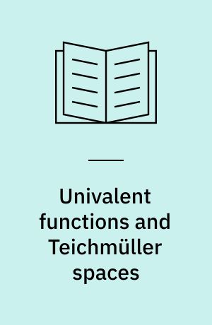 Univalent functions and Teichmüller spaces