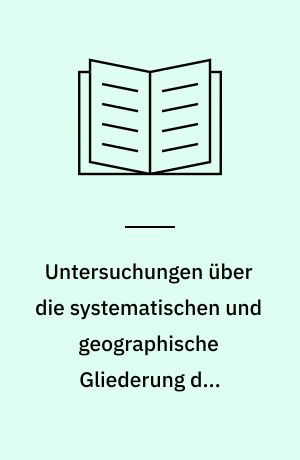 Untersuchungen über die systematischen und geographische Gliederung der Thymelaeaceen nebst einer Neubeschreibung ihrer Gattungen