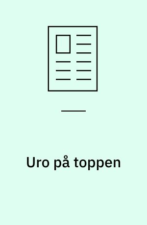 Uro på toppen