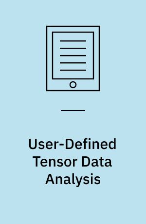 User-Defined Tensor Data Analysis