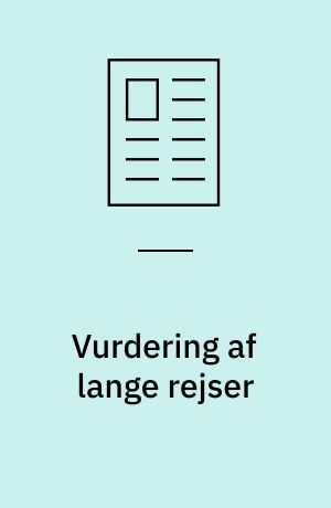 Vurdering af lange rejser