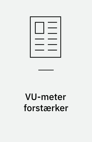 VU-meter forstærker