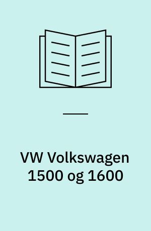 VW Volkswagen 1500 og 1600 : 1961 - 1966