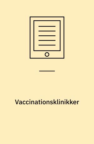 Vaccinationsklinikker