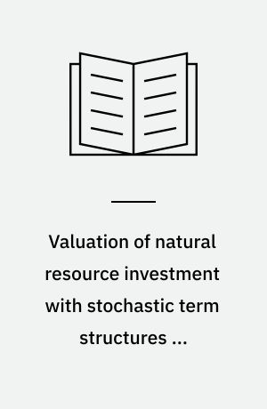 Valuation of natural resource investment with stochastic term structures of convenience yields and interest rates