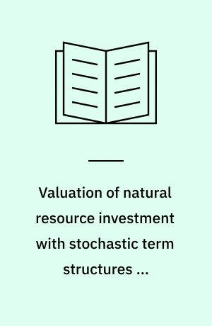 Valuation of natural resource investment with stochastic term structures of convenience yields and interest rates