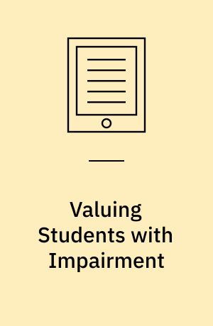 Valuing Students with Impairment : International comparisons of practice in educational accountability