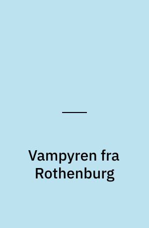 Vampyren fra Rothenburg