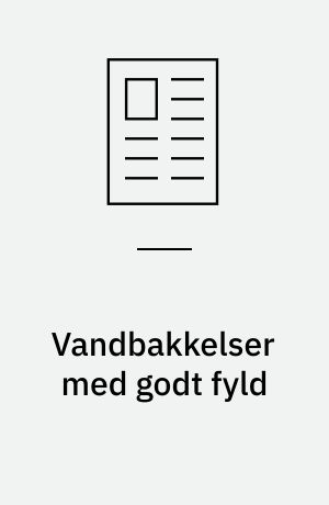 Vandbakkelser med godt fyld